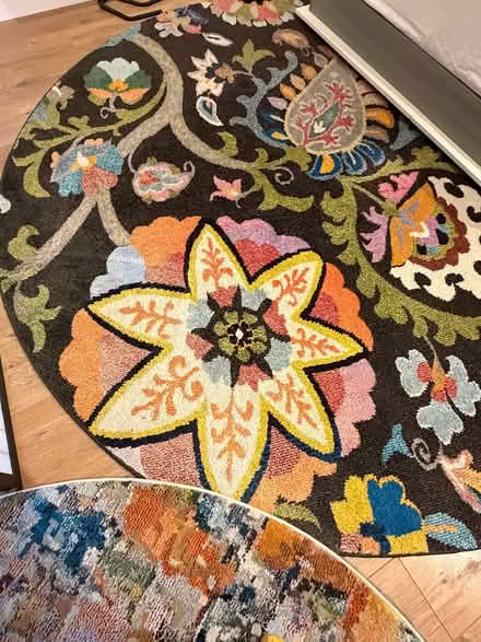 Photo of free Colourful Round Rug (Dublin 6) #1