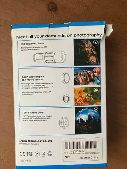 Photo of free Multifunction cellphone lens kit (Wivenhoe CO7) #2