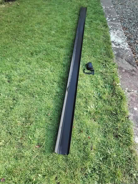 Photo of free Black 114mm squareline guttering. New. 3m length (Llanwarne HR2) #1