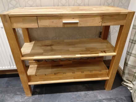 Photo of free Wooden unit with 1 drawer (Dill Hall BB5) #1