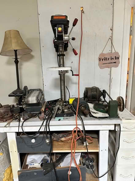 Photo of free Lathe, Drill Press, Sander etc (Dorchester Road North Charlest) #3