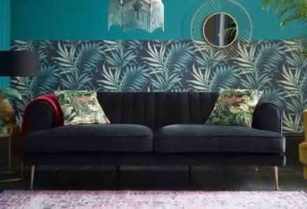 Photo of free Four seater DFS ‘enchanted’ Sofa in black (West Hendon NW9) #4