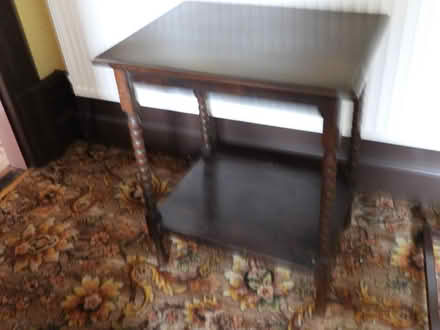 Photo of free small table, dark wood (Southport PR8) #1