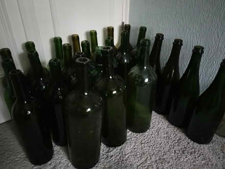 Photo of free Green wine bottles (Eastbourne BN21 2) #1