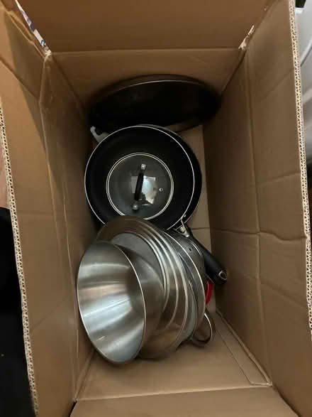 Photo of free Pots, pans, cutlery, plates etc (N15, near Downhills Park) #1