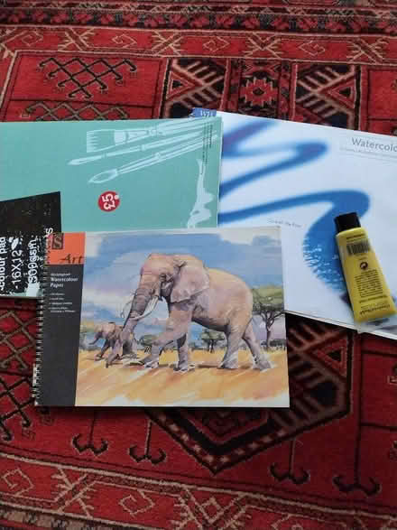 Photo of free Watercolour Paper+tube of watercolour paint (Shinfield RG2) #1