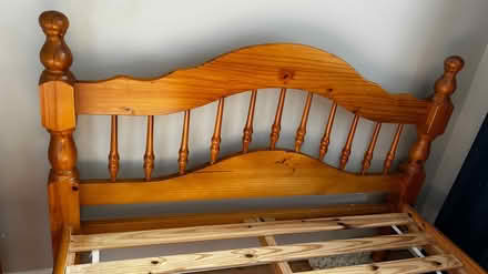 Photo of free 4ft 6 wooden bed frame (Ballinteer) #3
