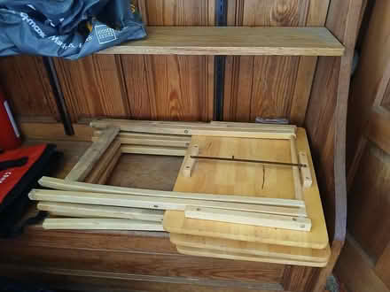 Photo of free 4x standing wood desks (near Byrne Dairy) #2