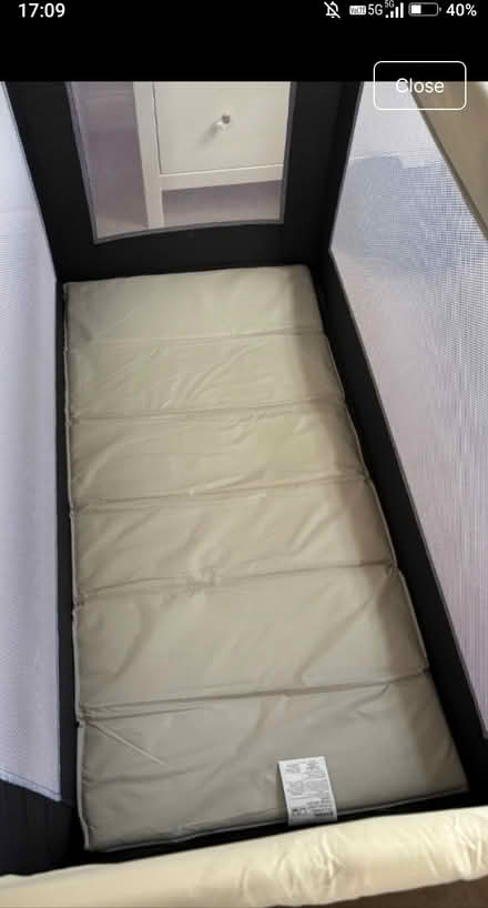 Photo of free Travel cot with mattress (Belle Isle LS10) #2