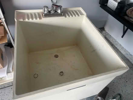 Photo of free Laundry sink with facet (Bolingbrook E boughton.) #1