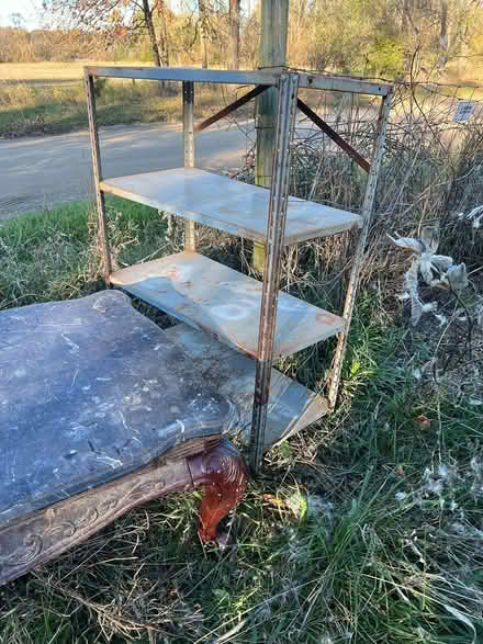 Photo of free Faux marble coffee table & shelves (Hinchey Rd, Marion Twp) #3