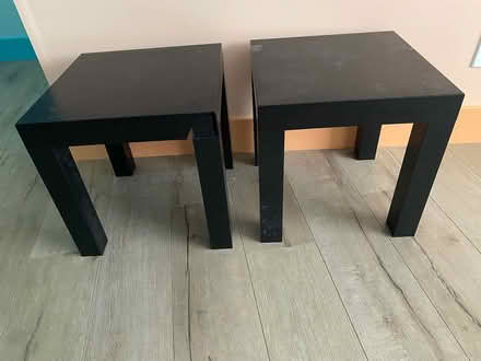 Photo of free Two plastic end tables (East Palo Alto) #1