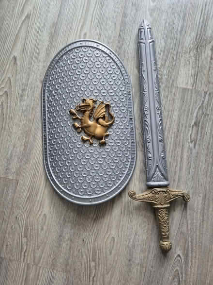 Photo of free Plastic sword and shield (Kidbrooke) #1