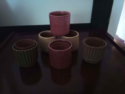 Photo of free Mini Ceramic House Plant Pots (Cromford DE4) #1