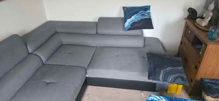 Photo of free Corner sofa with bedding storage and a pull-out bed. (Eye PE6) #3