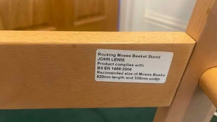 Photo of free Rocking Moses basket stand (Taffs Well CF15) #3