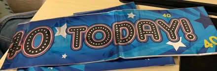 Photo of free 40 Birthday Banners (Great Moulton NR15) #1