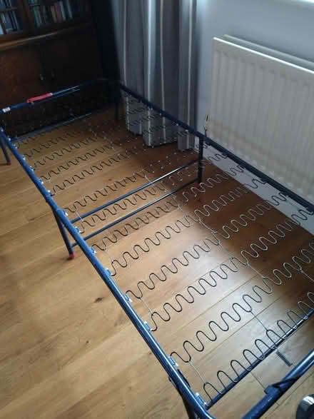 Photo of free Folding metal bedframe (Witton Gilbert DH7) #2