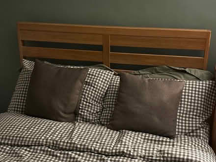 Photo of free Double wooden bed ( oak furniture) (Hedon East Riding) #1
