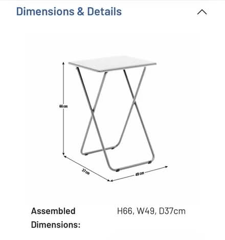 Photo of free Folding side table (Islington Green (N1)) #4