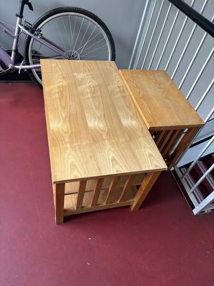Photo of free TV unit and matching nest of tables (Telford EH4) #1
