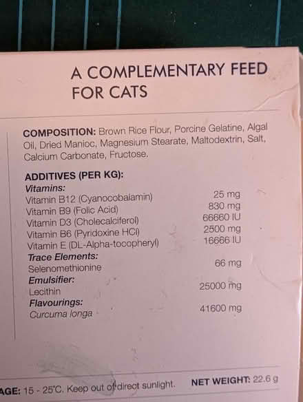 Photo of free Aktivait for cats, 60 pack (Skerton LA1) #3