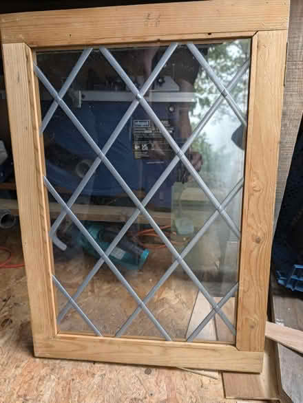 Photo of free Pine cabinet glassed door (Littleover, Derby DE23) #2