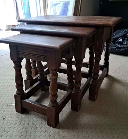 Photo of free Wooden nesting tables (Milber TQ12) #1