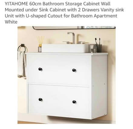 Photo of free Wall-mounted Under Sink Cabinet (St Andrews KY16) #2
