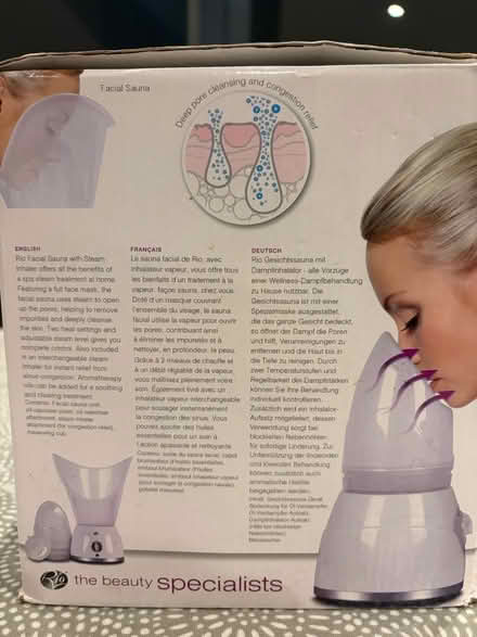 Photo of free Facial Sauna with Steam Inhaler (CR2) #4