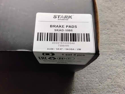 Photo of free Golf Mk6 front brake pads (Llanwarne HR2) #1