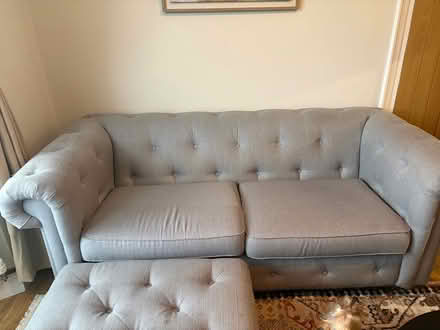 Photo of free Sofa +chair +footstool (B315nu) #1