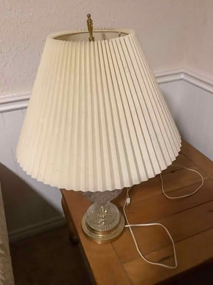 Photo of free Glass lamp and shade (Aurora, Ontario) #2