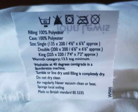 Photo of free Two Single Size Duvets (Newtown St Boswells TD6) #3