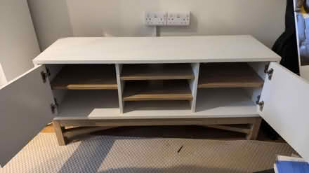 Photo of free TV center - white. Habitat Zander (Thames Ditton KT7) #1