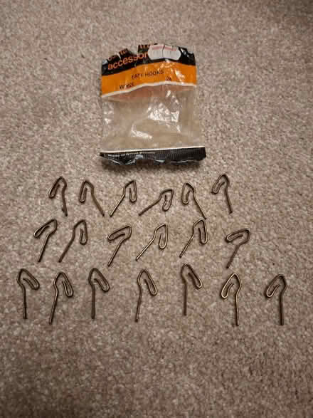 Photo of free Metal curtain tape hooks (East Acton W3) #1