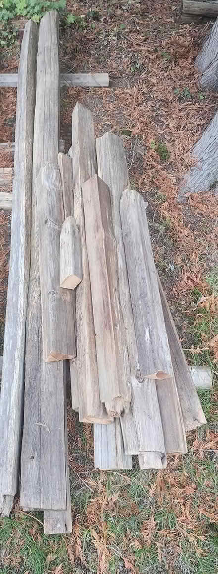 Photo of free Cedar split rail 2 x 9' x 3" x 4" (Lynn Valley) #2