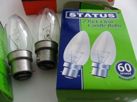 Photo of free Four 60W and Six 40W Bayonet fitting Candle Bulbs (Coppull PR7) #2
