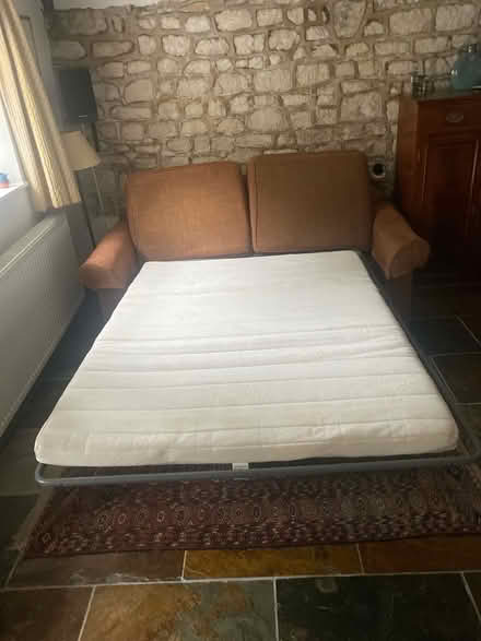 Photo of free Brown sofa bed (Wroughton SN4) #2