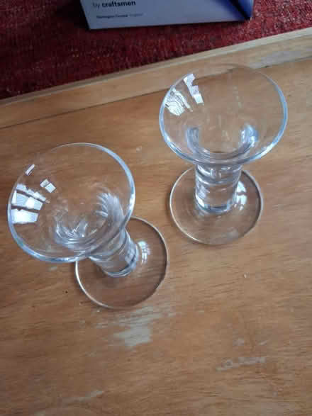 Photo of free Pair of crystal candle holders (Fleetville) #2