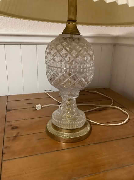 Photo of free Glass lamp and shade (Aurora, Ontario) #1
