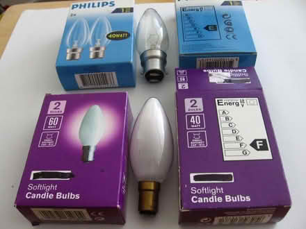 Photo of free Eight Bayonet Fitting Candle Bulbs (Coppull PR7) #1