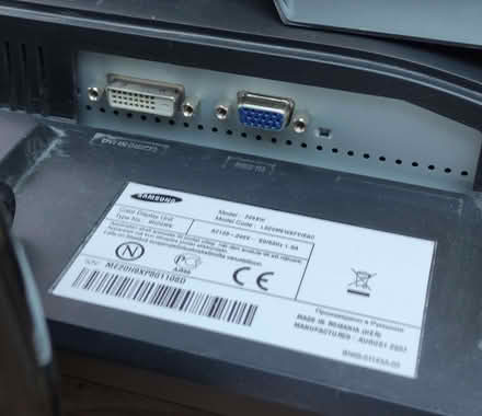 Photo of free 20” (desktop) monitor + wired keyboard + wired mouse (Tiffield NN12) #4