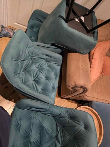 Photo of free 4 X green dining chairs (Upton st Leonards GL4) #1