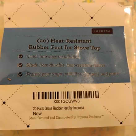 Photo of free Rubber Feet for Cooktop (60506) #1