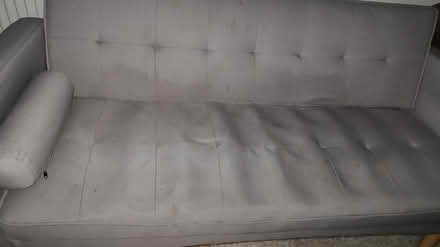 Photo of free Lt. Grey sofabed. Click-clack (Bootle, L20 L20) #1