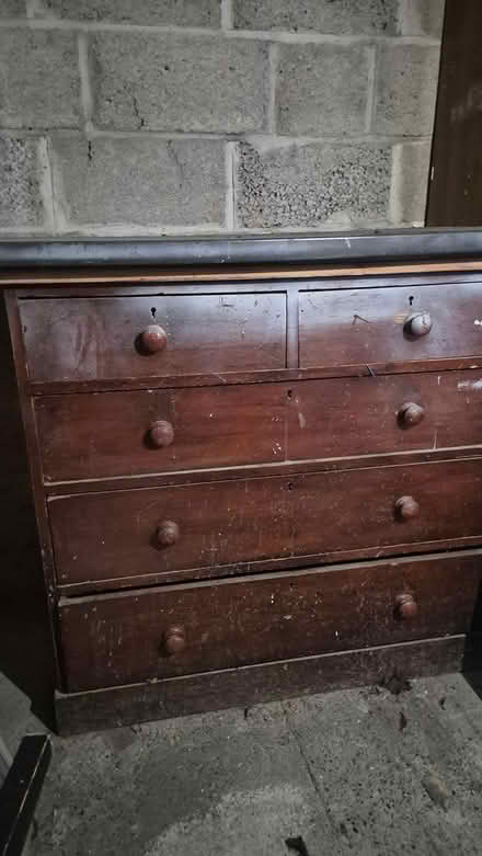 Photo of free Antique chest of drawers (Bray Dargle Road) #1