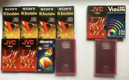 Photo of free 11 VHS Video Tapes For Recording (Nelson Street NR2) #1