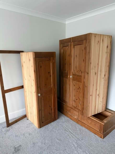Photo of free Solid Pine Triple Wardrobe (London Colney AL2) #1