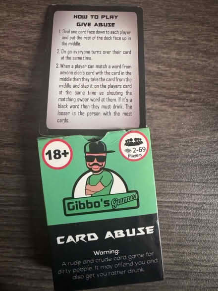 Photo of free Adult card drinking game (Brockworth GL3) #1